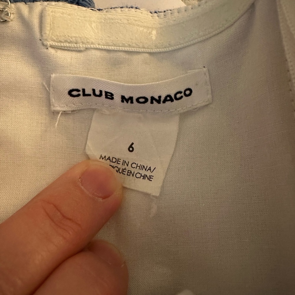 Club Monaco strapless jumpsuit - Picture 8 of 8
